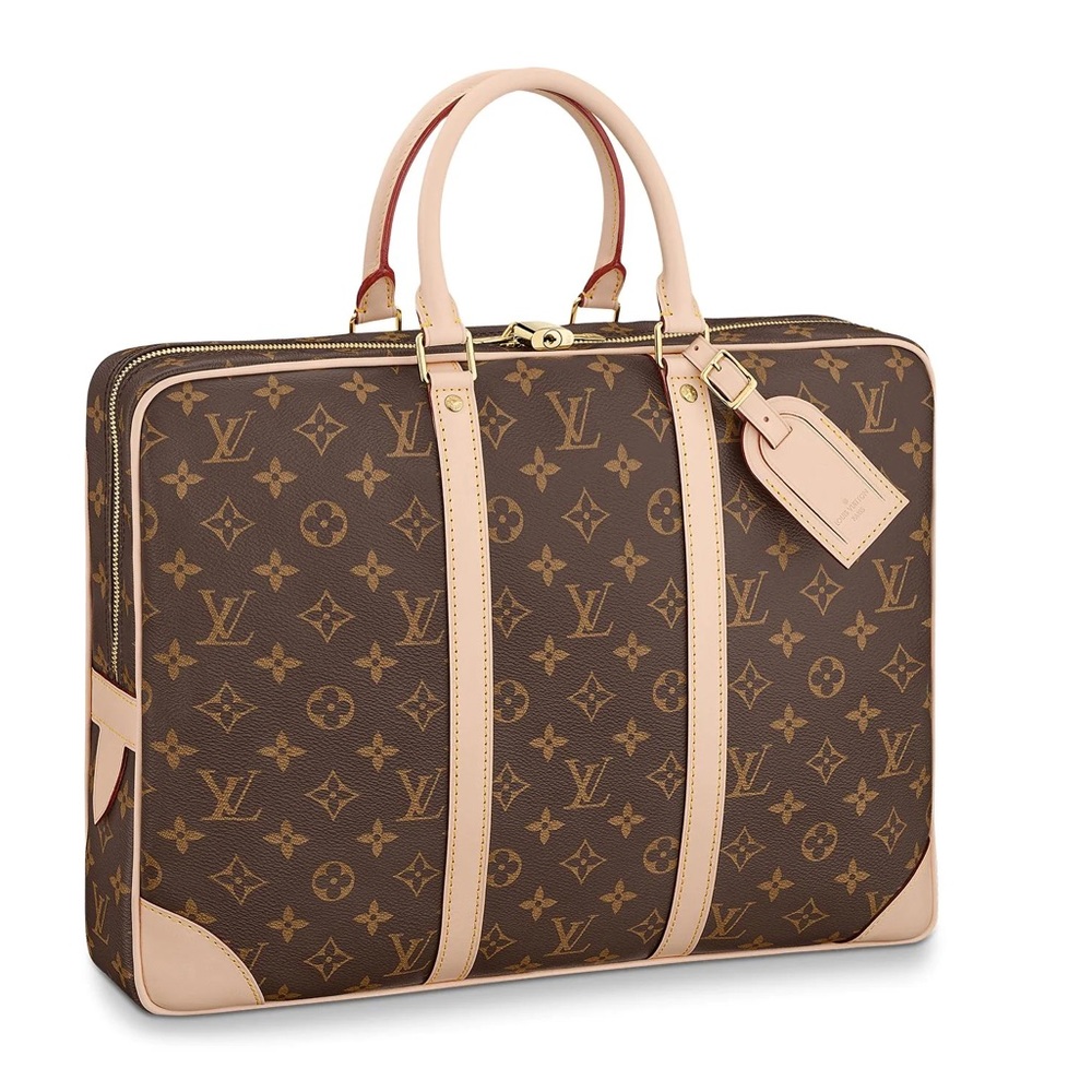 Like New Briefcase Authentic Monogram Satchel!